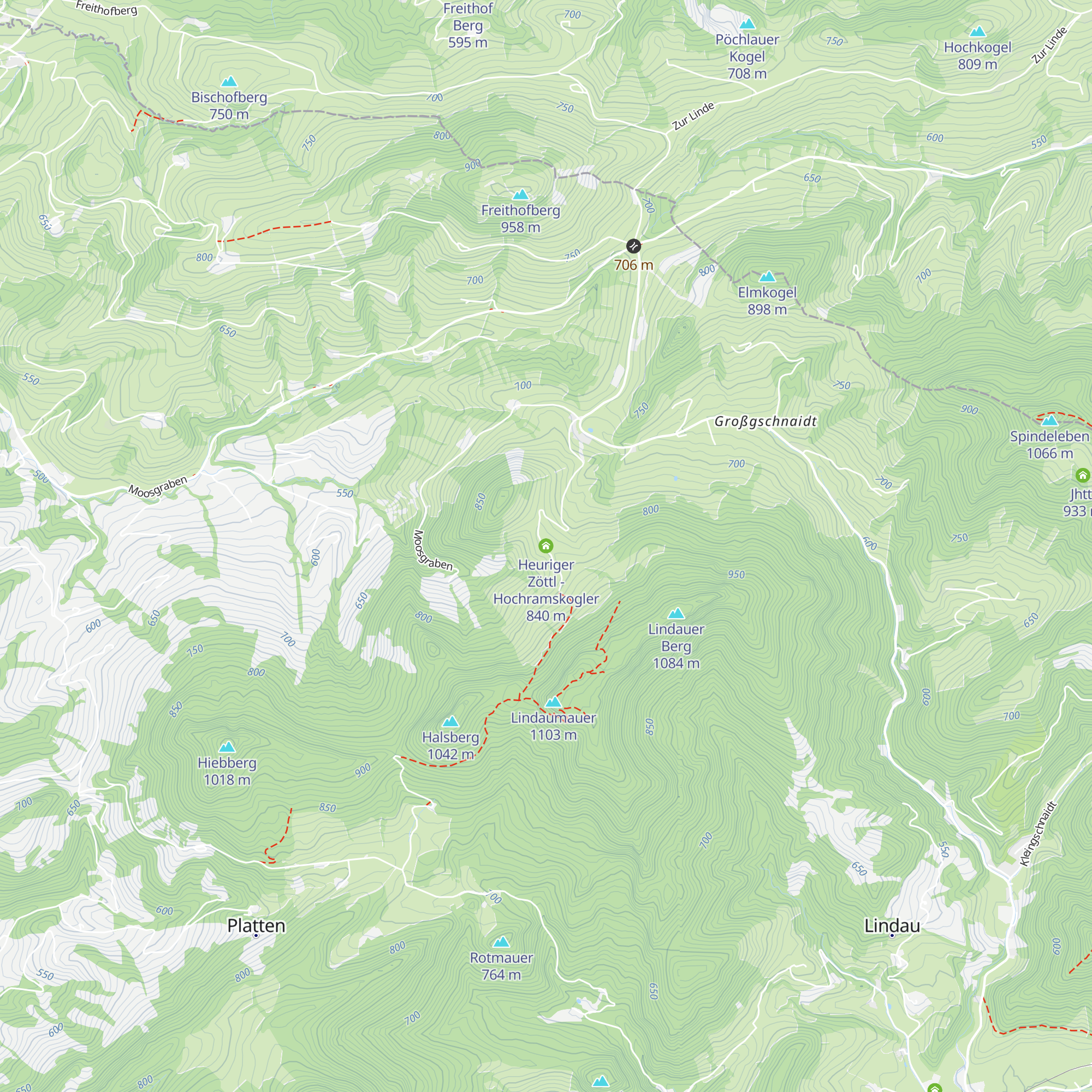Heuriger Zöttl - Hochramskogler map