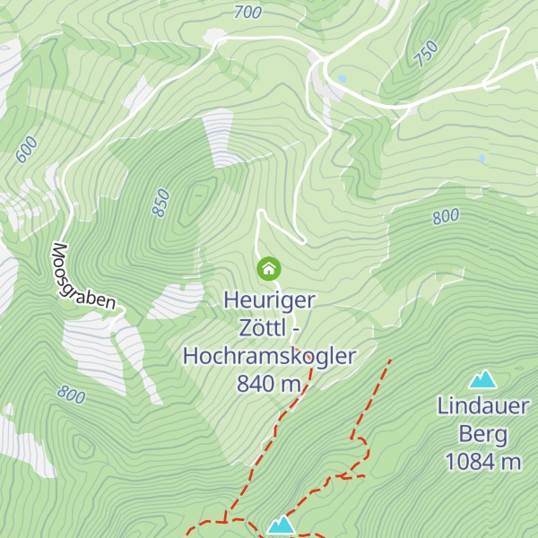 Map of Heuriger Zöttl - Hochramskogler