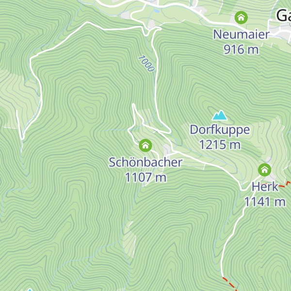 Map of Schönbacher