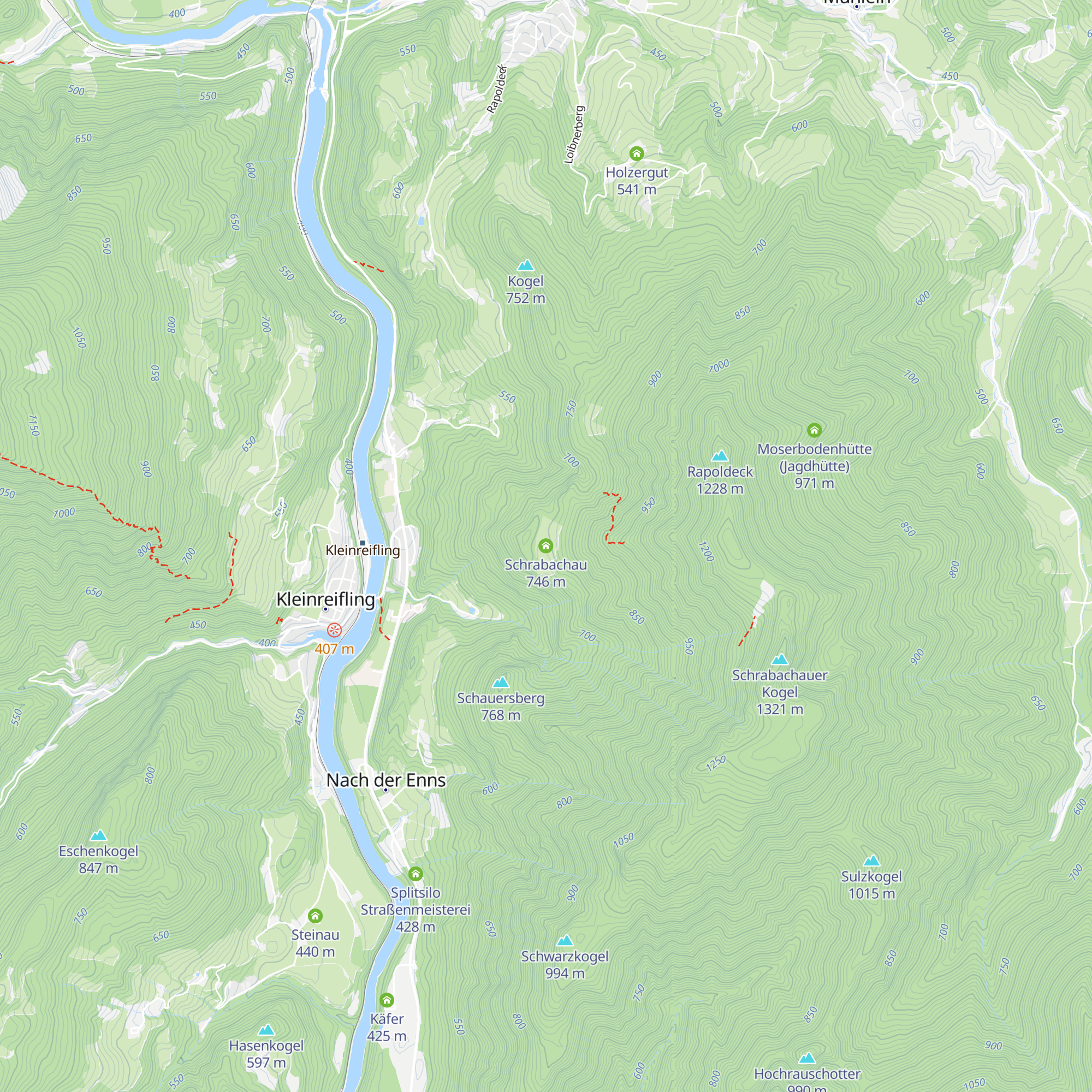 Schrabachau map