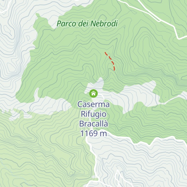 Map of Caserma Rifugio Bracallà