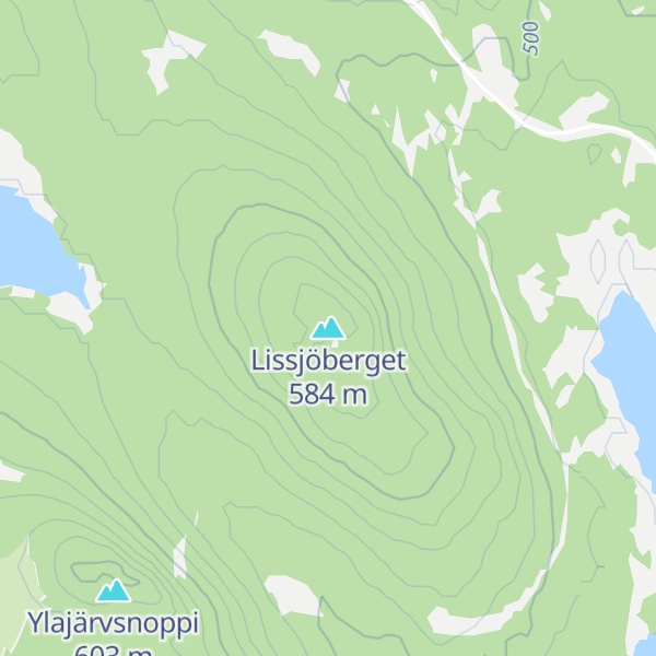 Map of Lissjöberget