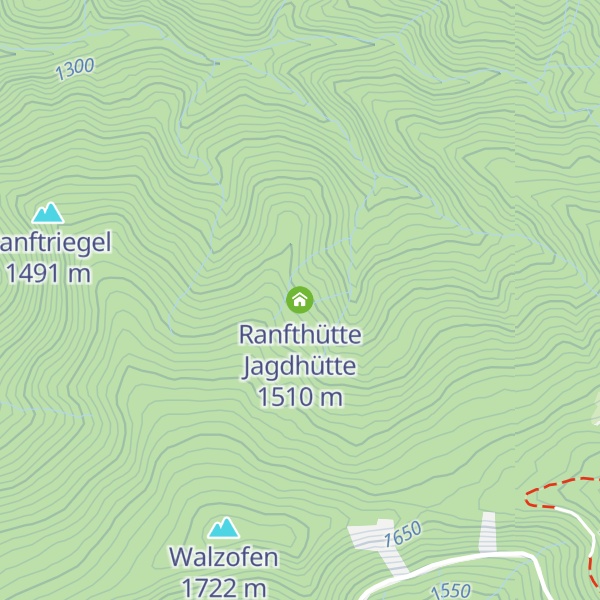 Map of Ranfthütte Jagdhütte