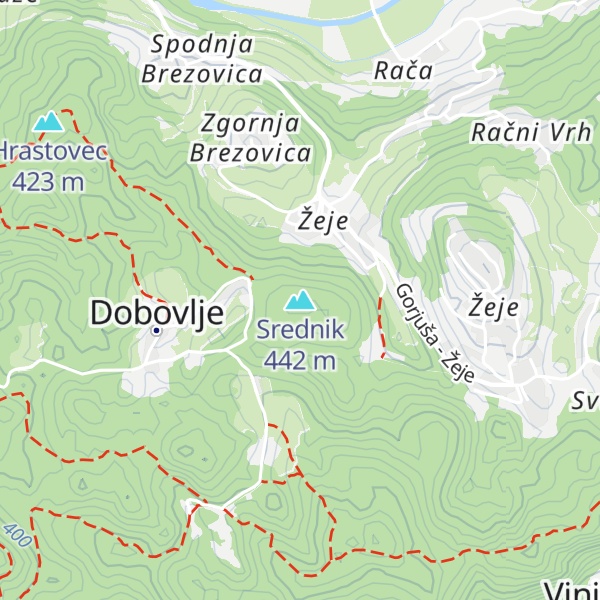 Map of Srednik