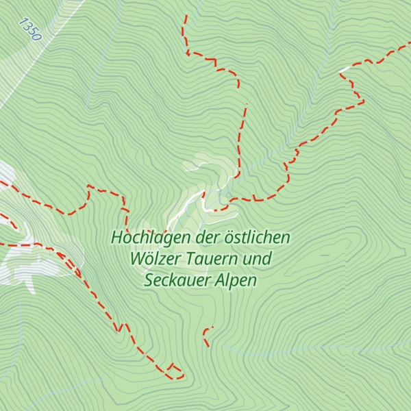 Map of Schwarzbeeralm