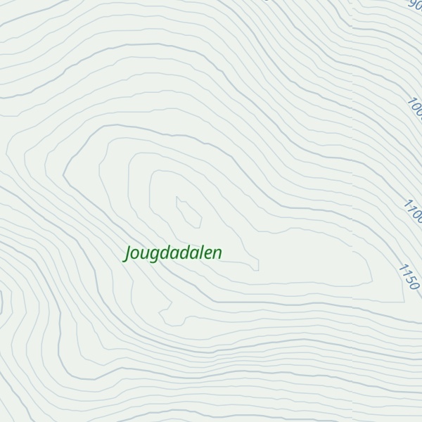 Map of Fiskåfjället