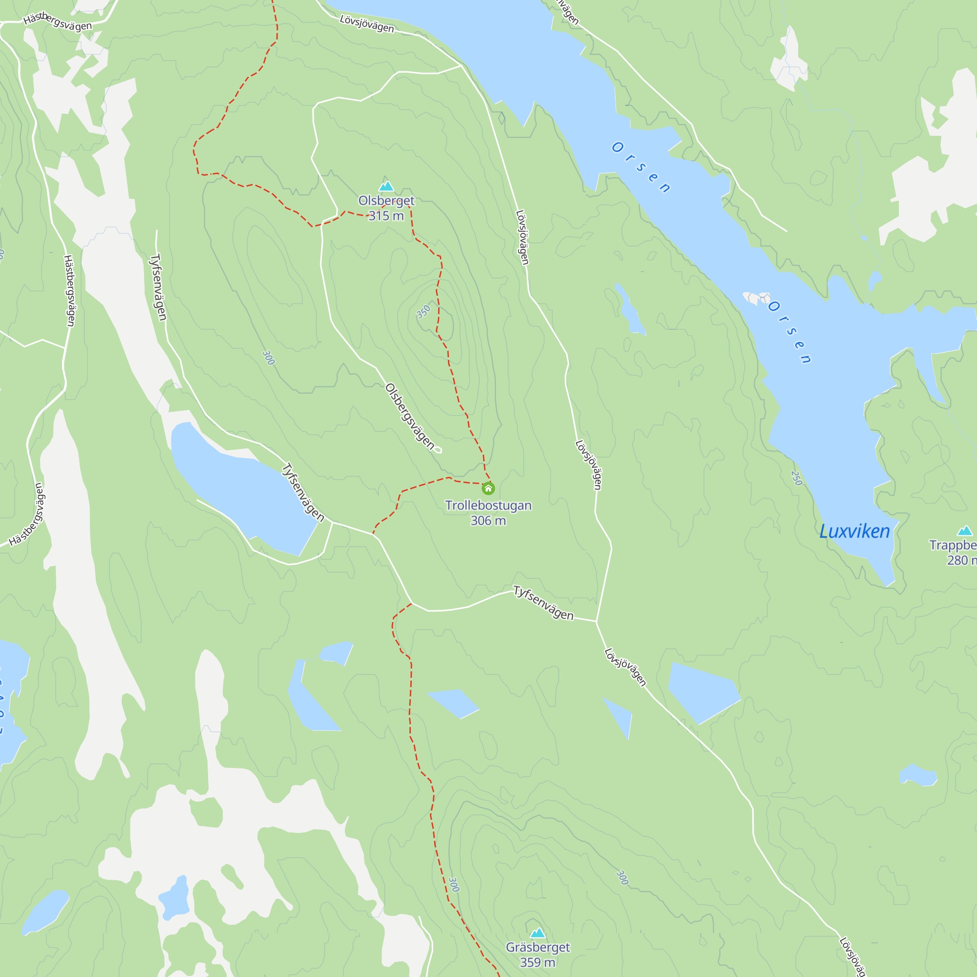Trollebostugan map