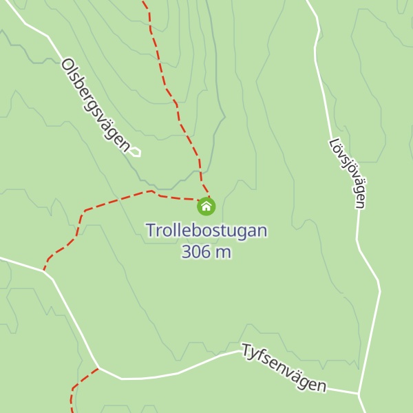 Map of Trollebostugan