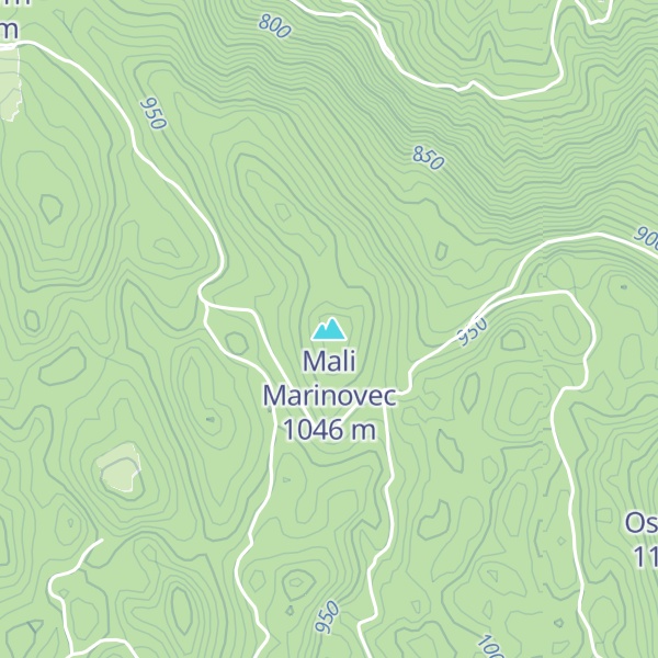 Map of Mali Marinovec