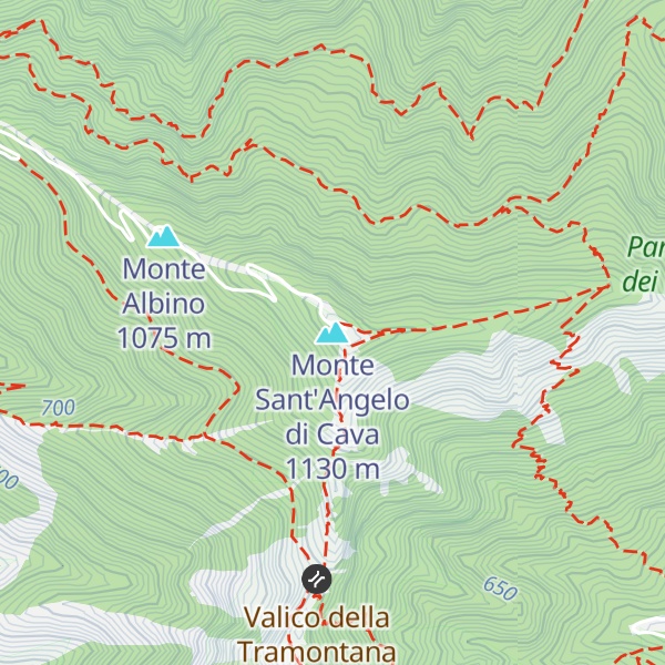 Map of Monte Sant'Angelo di Cava