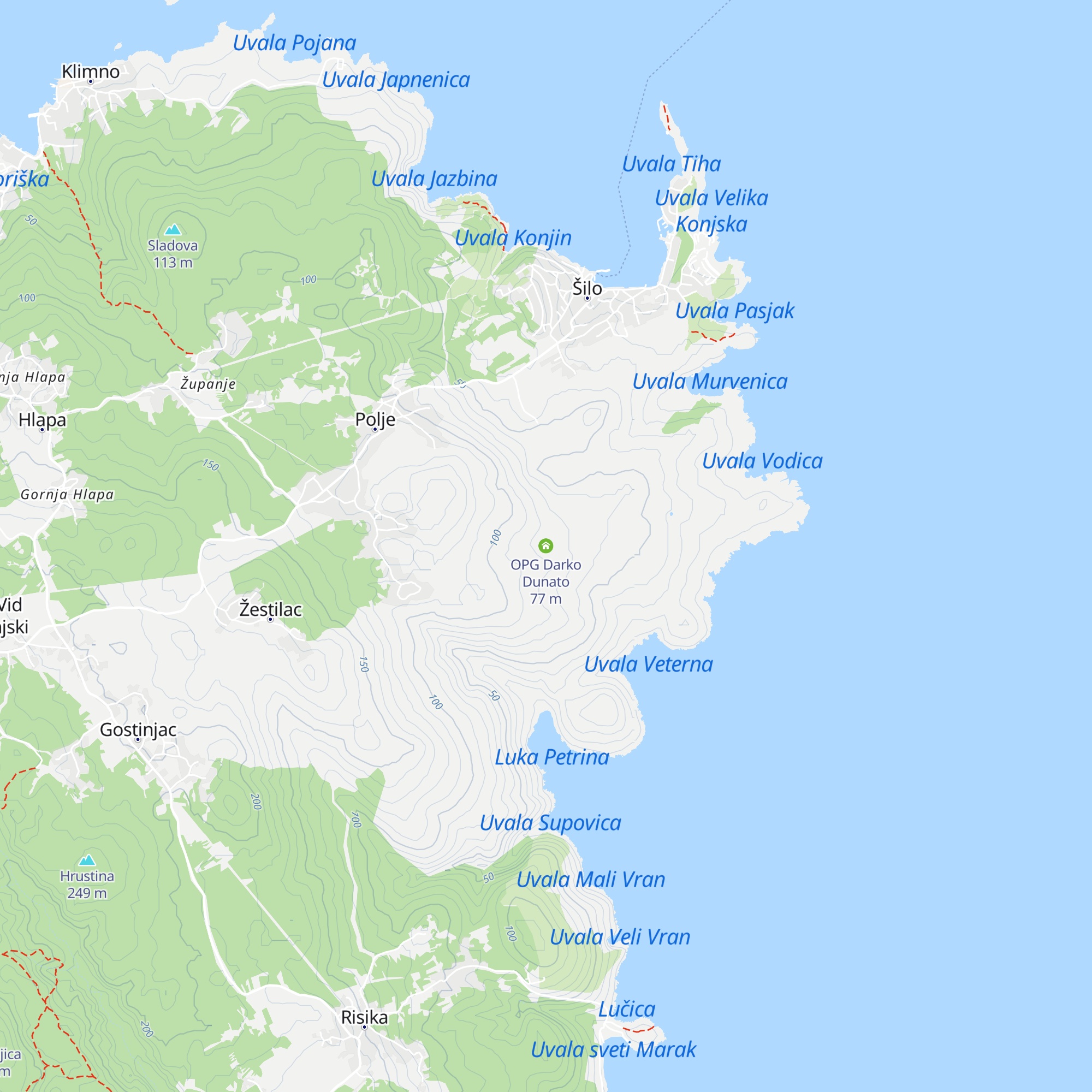 OPG Darko Dunato map