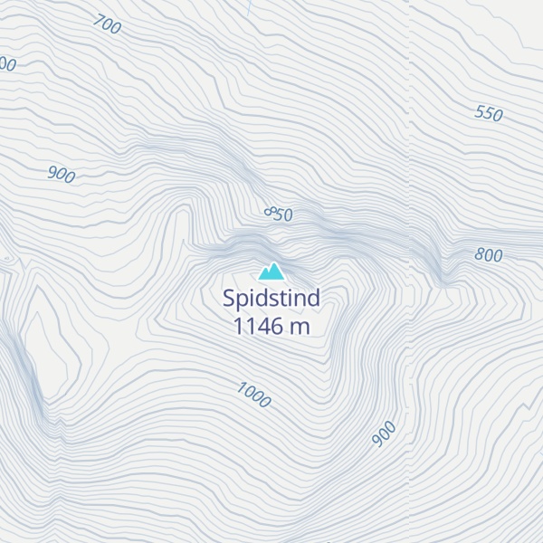Map of Spidstind