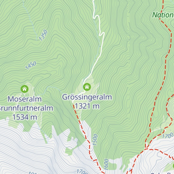 Map of Grössingeralm