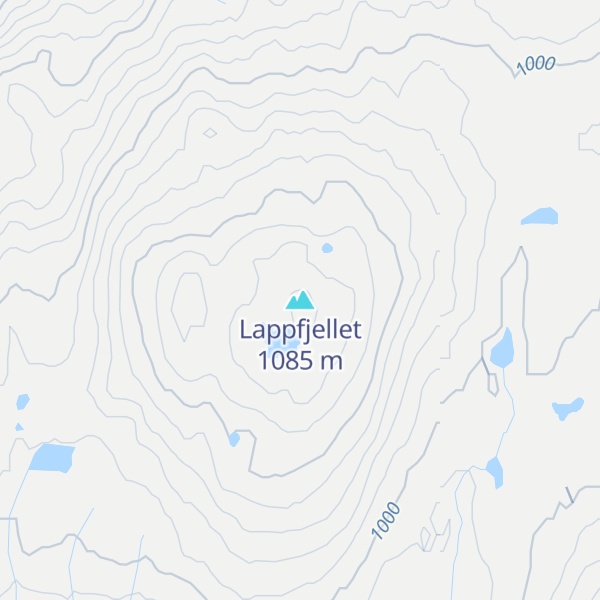 Map of Lappfjellet