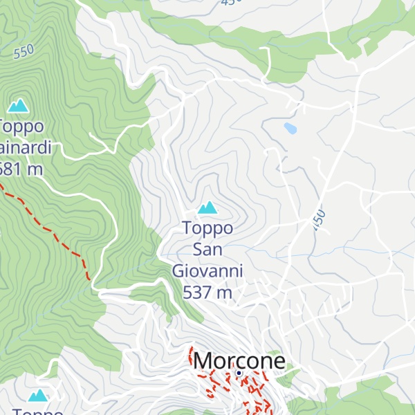 Map of Toppo San Giovanni