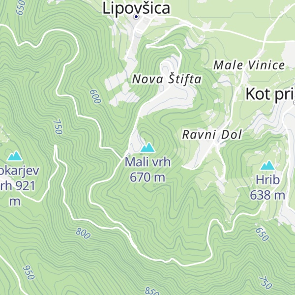 Map of Mali vrh