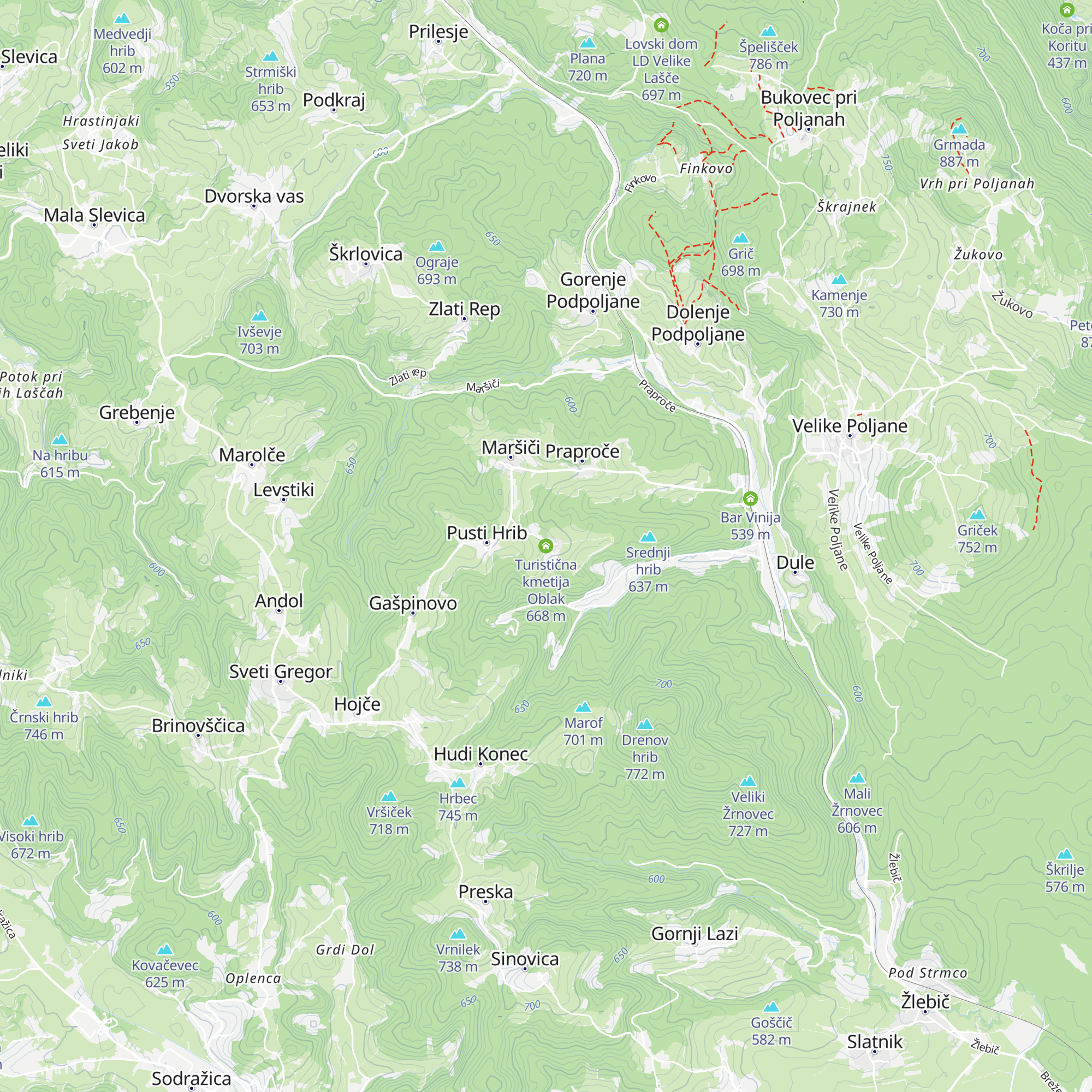 Turistična kmetija Oblak map