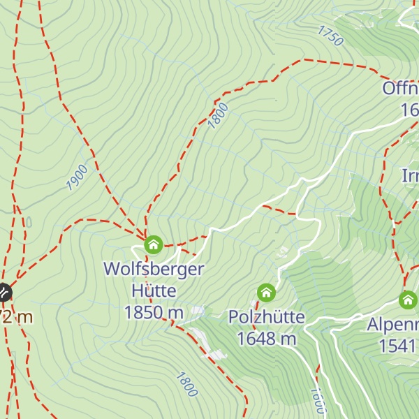 Map of Posseggerhütte