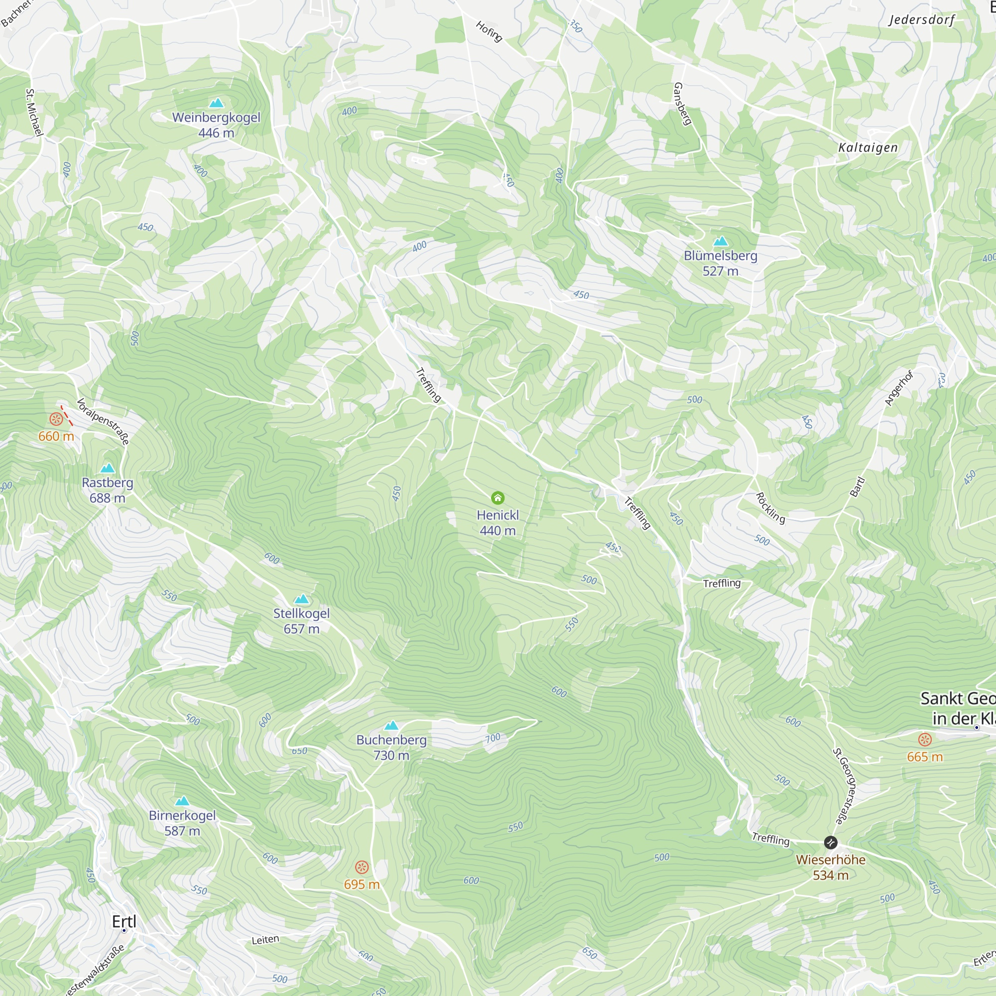 Henickl map