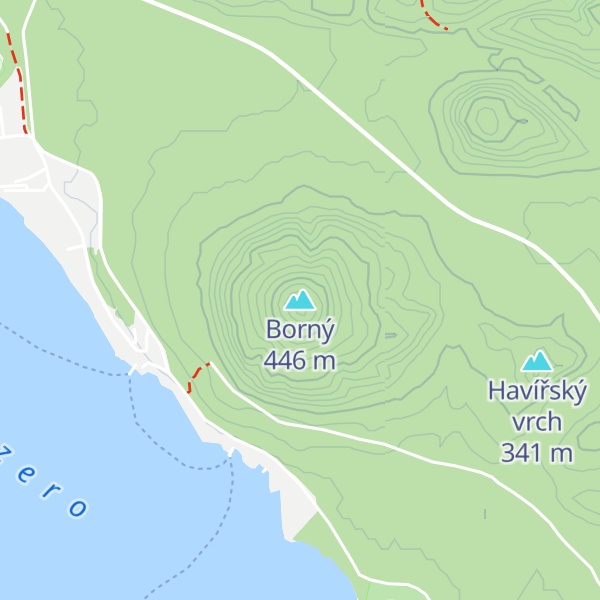 Map of Borný