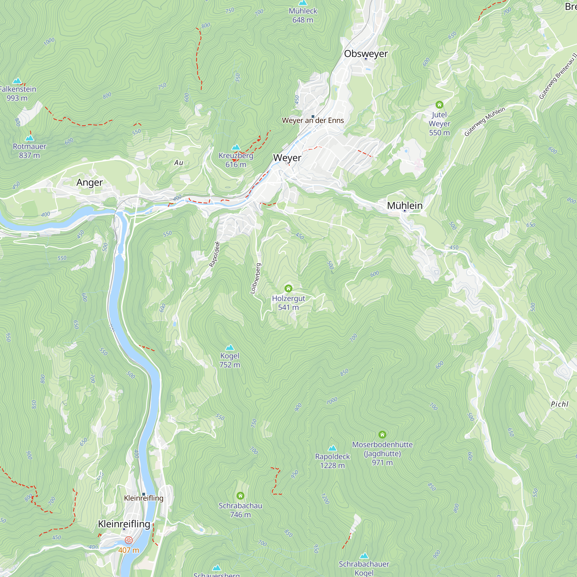 Holzergut map