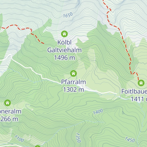 Map of Pfarralm