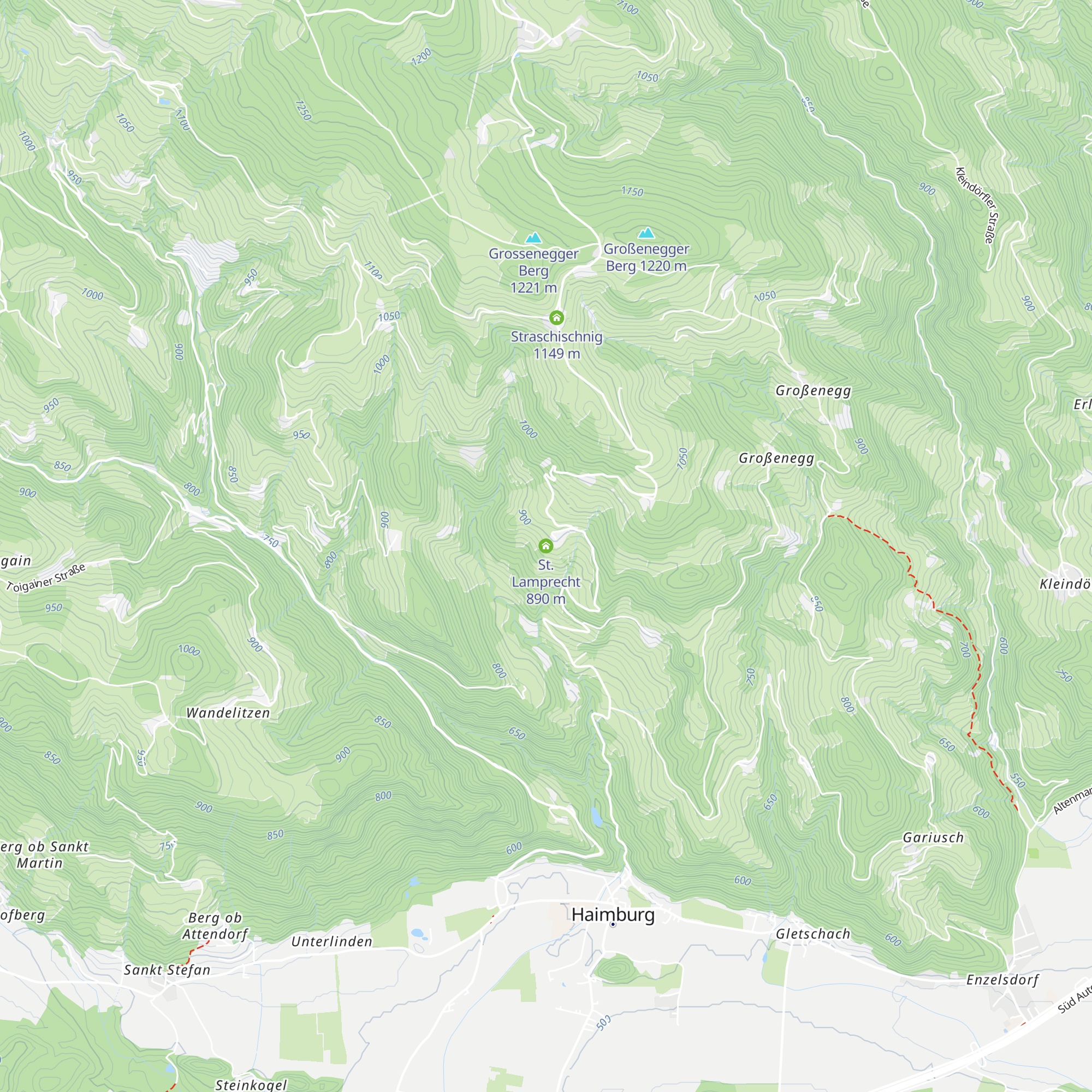 St. Lamprecht map