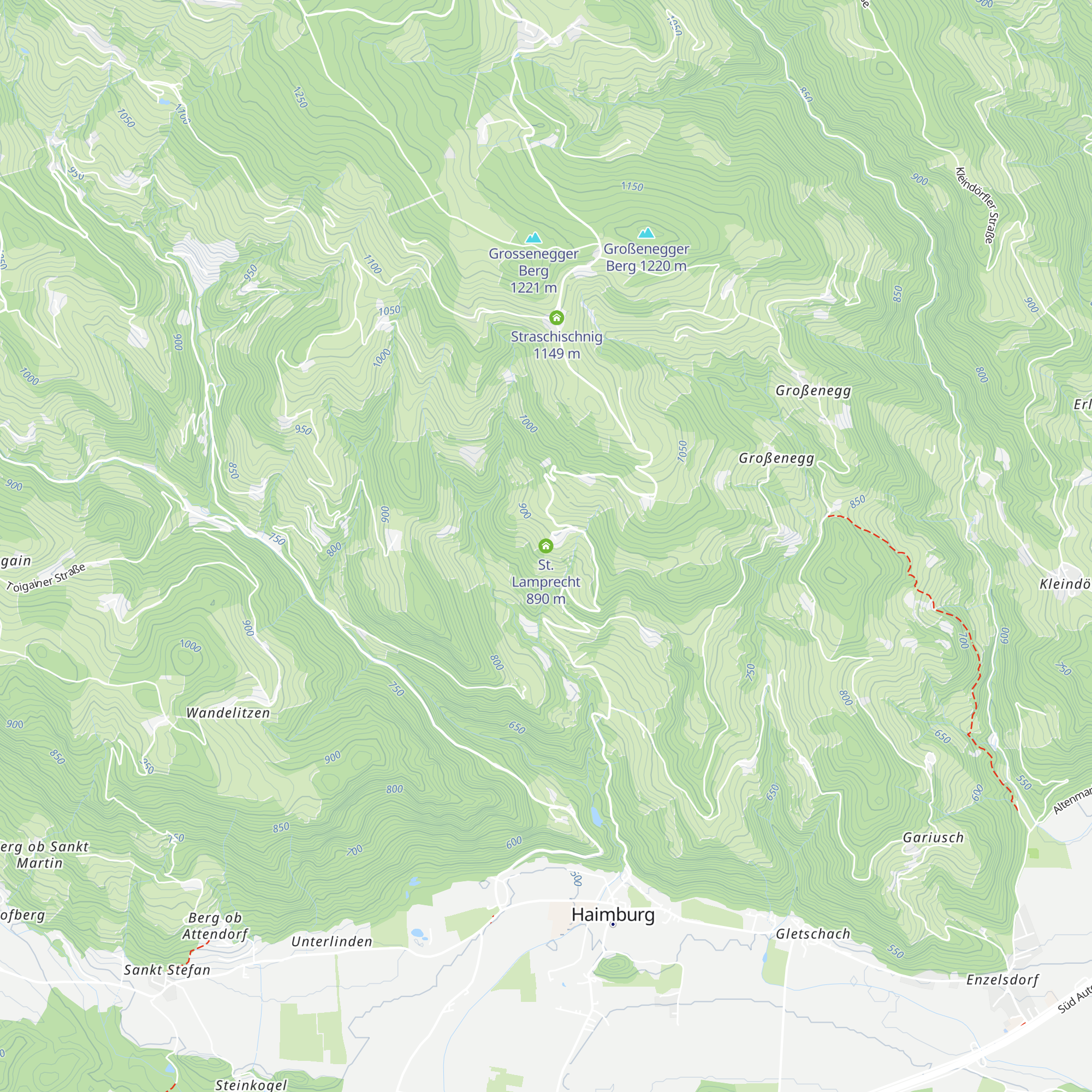 St. Lamprecht map