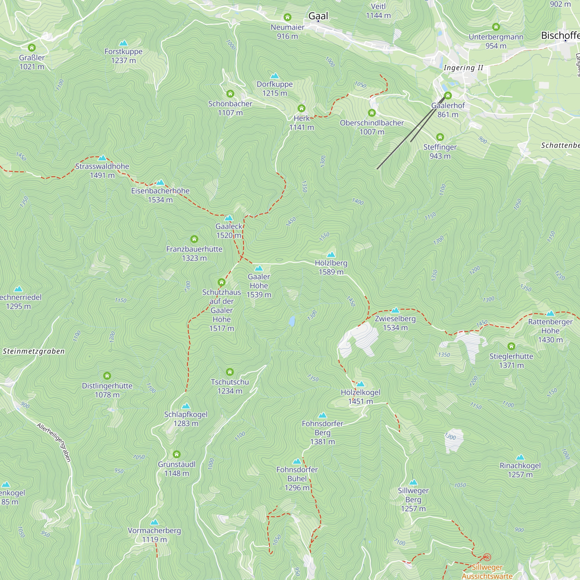 Pirknerhube map