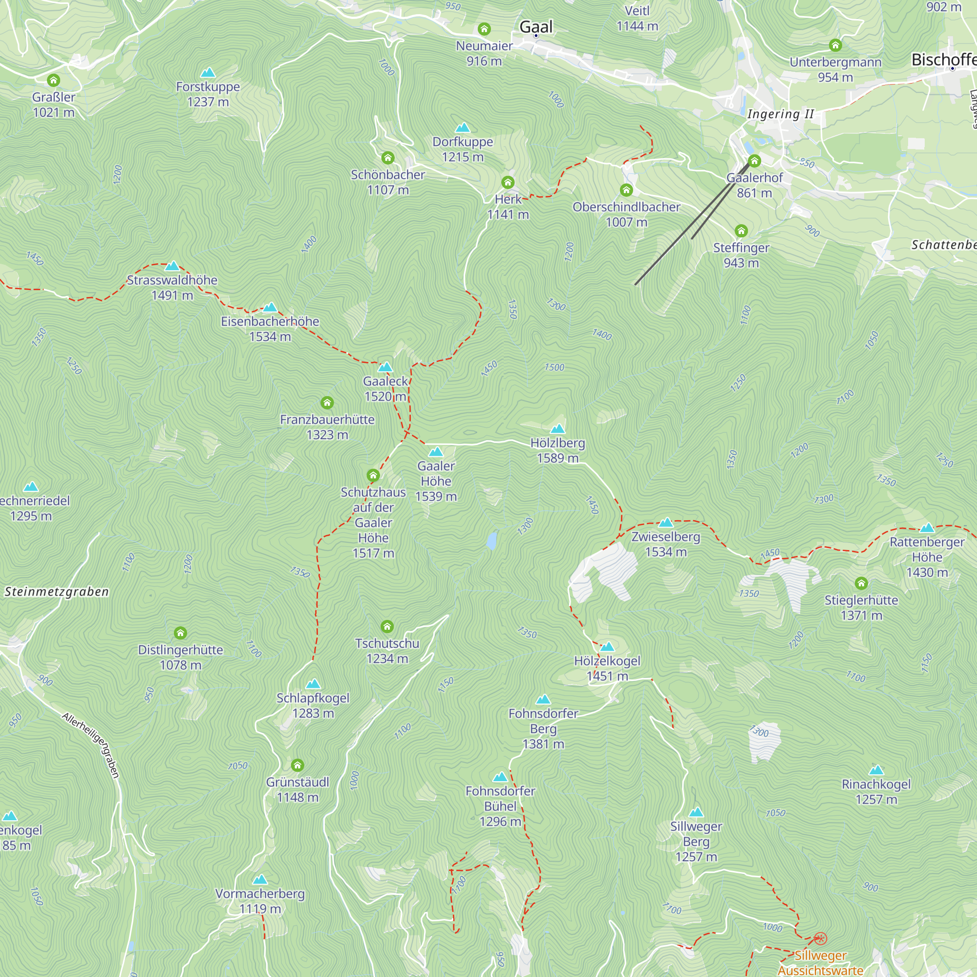 Pirknerhube map