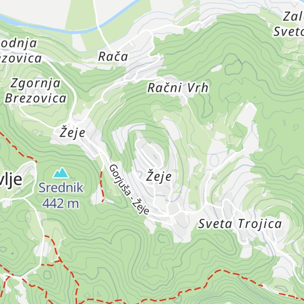 Map of Hrib