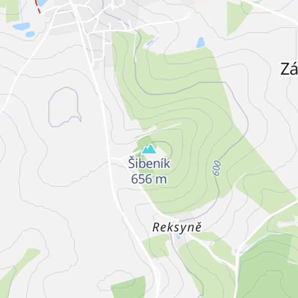 Map of Šibeník