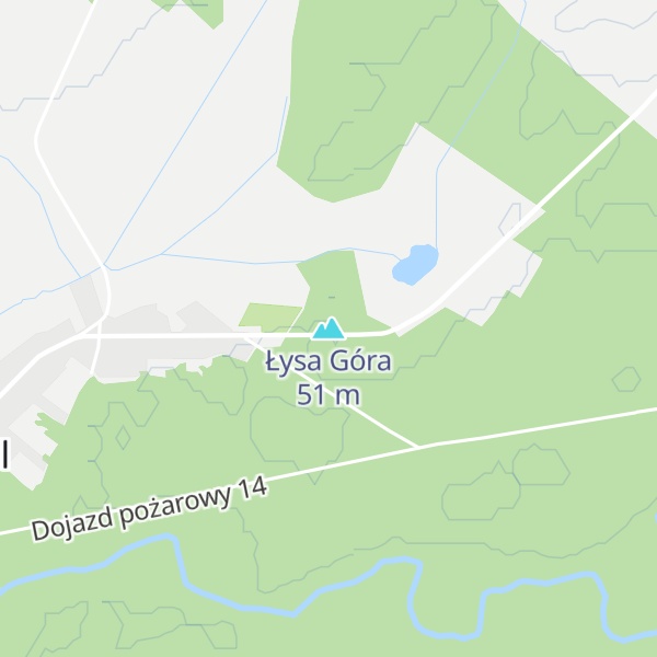 Map of Łysa Góra
