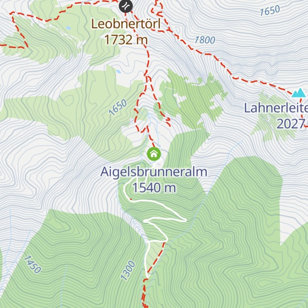Map of Aigelsbrunneralm