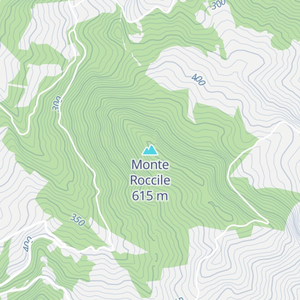 Map of Monte Roccile