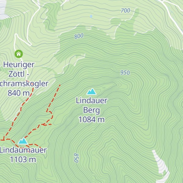 Map of Lindauer Berg
