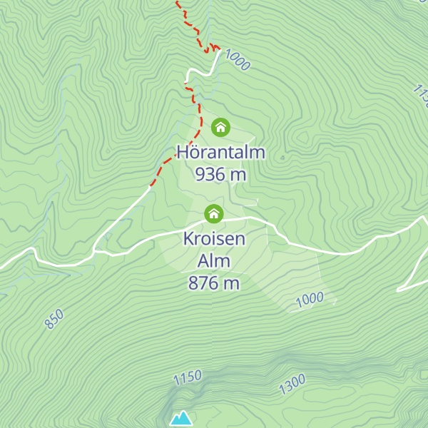 Map of Kroisen Alm