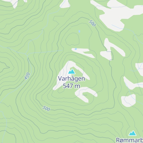 Map of Varhågen