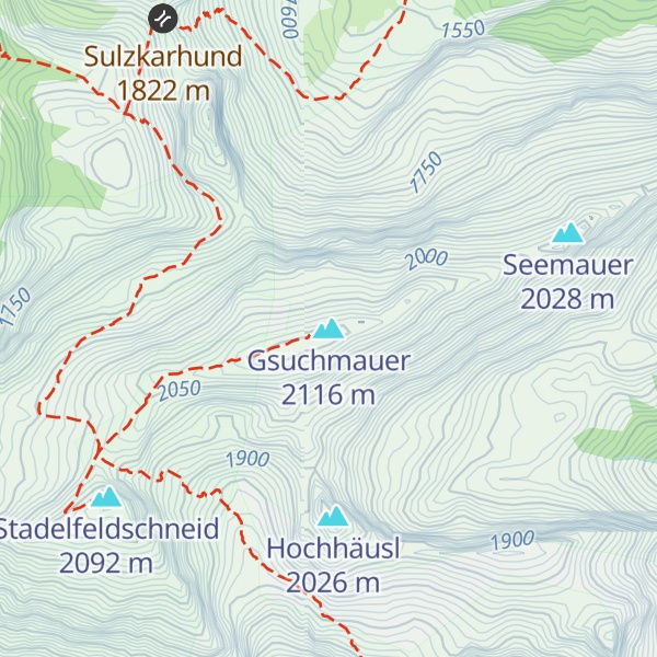 Map of Gsuchmauer