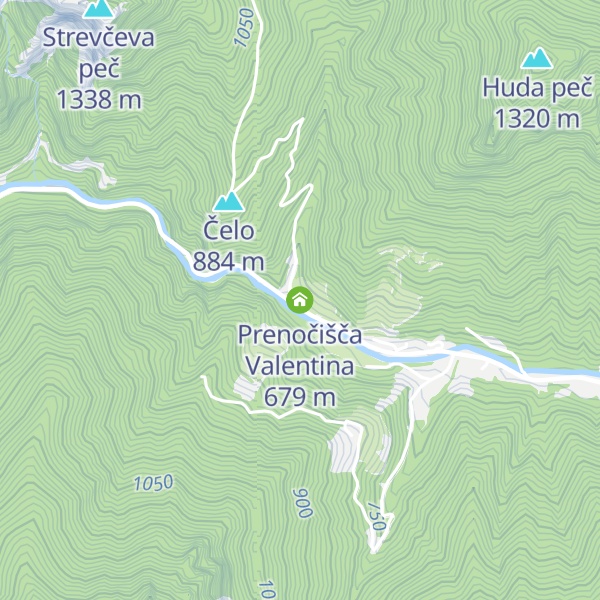 Map of Prenočišča Valentina