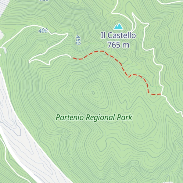 Map of Cappello del Vavero