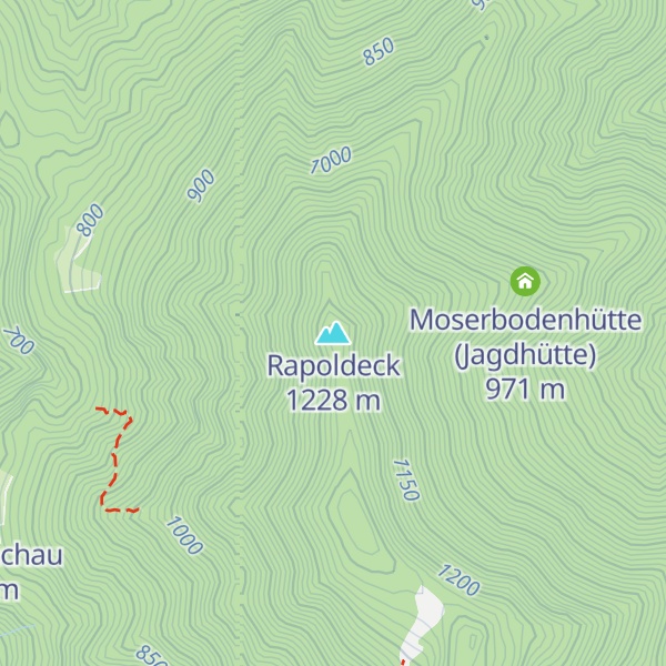 Map of Rapoldeck