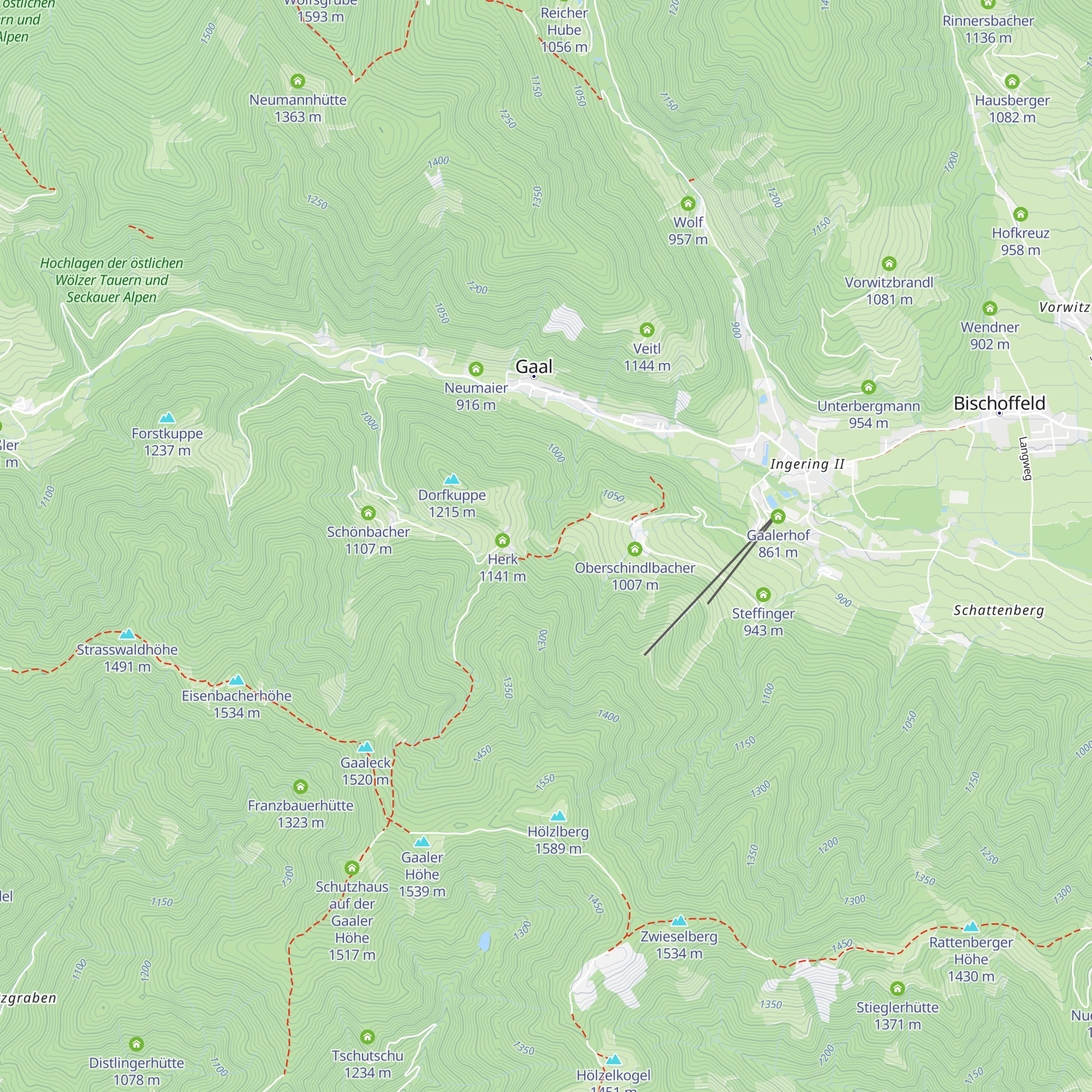 Horrerhütte map