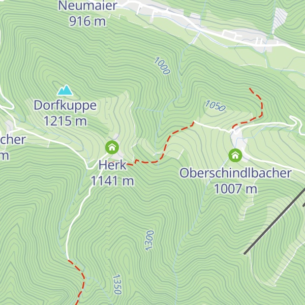 Map of Horrerhütte