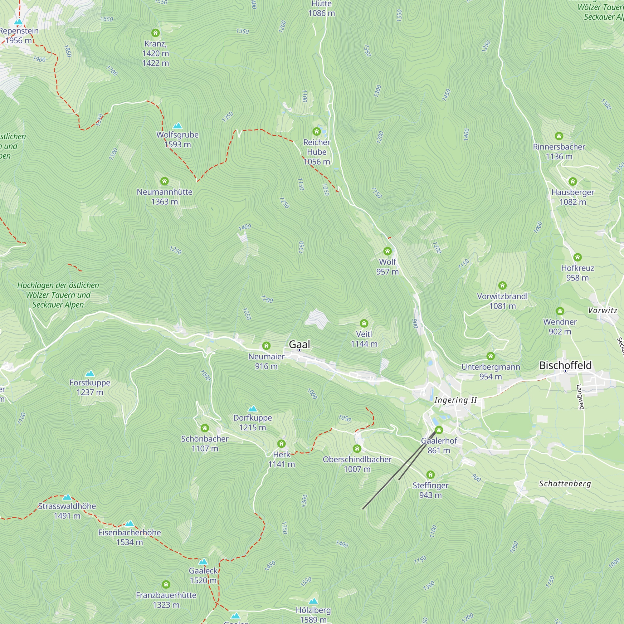 Hörbinger map