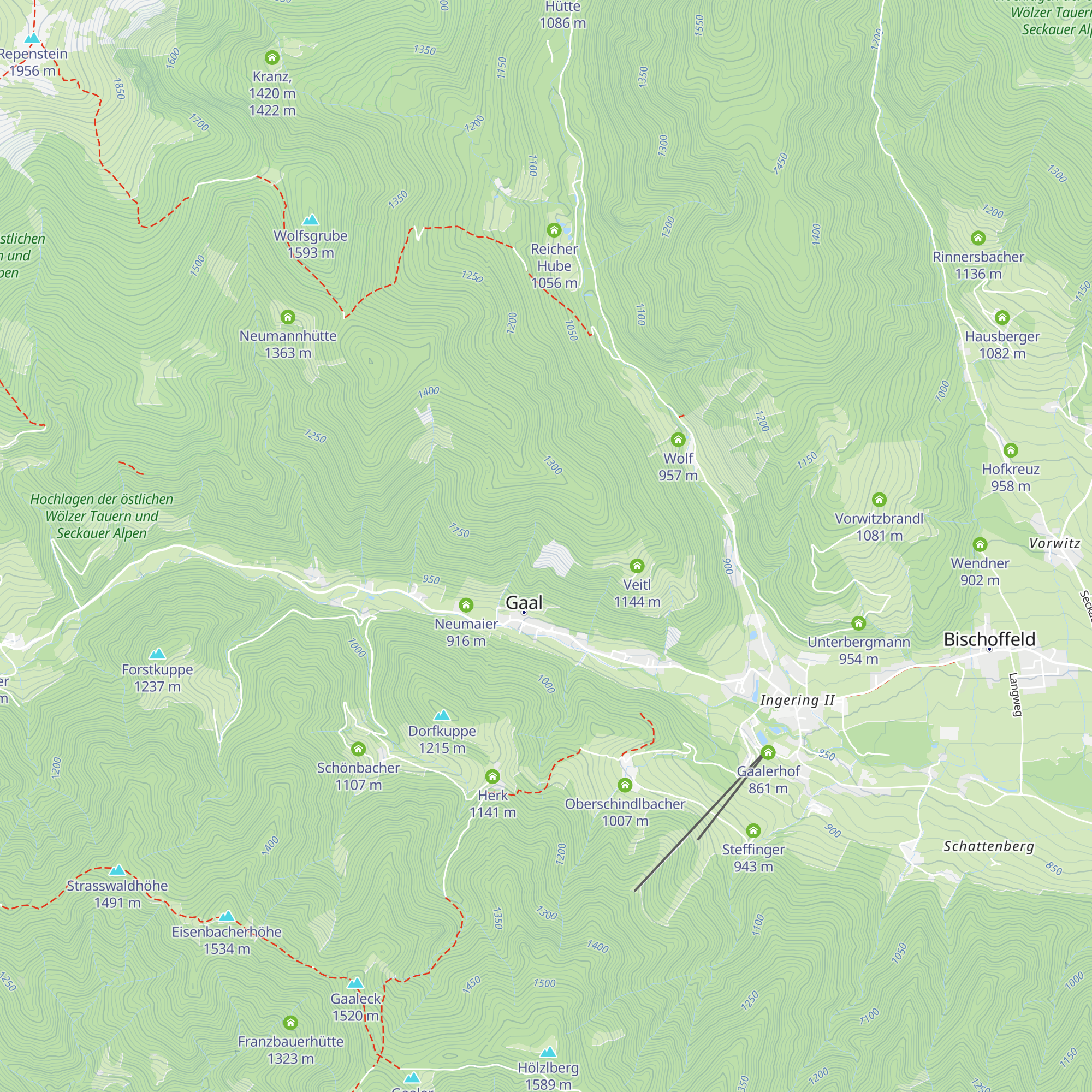 Hörbinger map