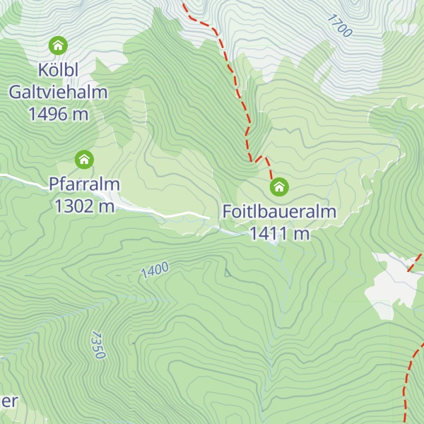 Map of Schröckalm