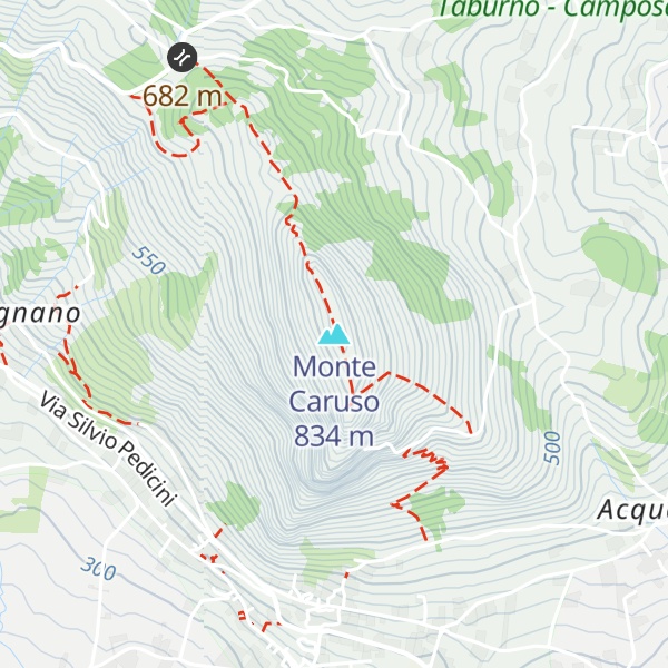 Map of Monte Caruso