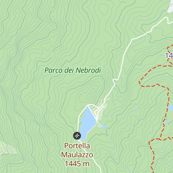Map of Pizzo Maulazzo