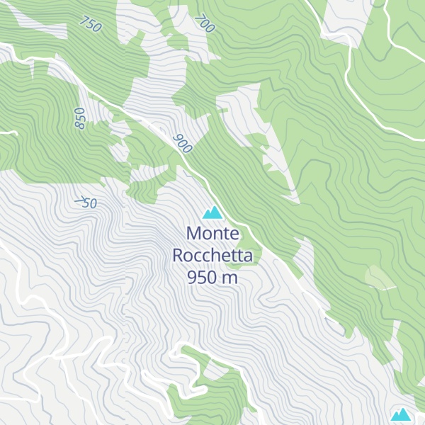Map of Monte Rocchetta